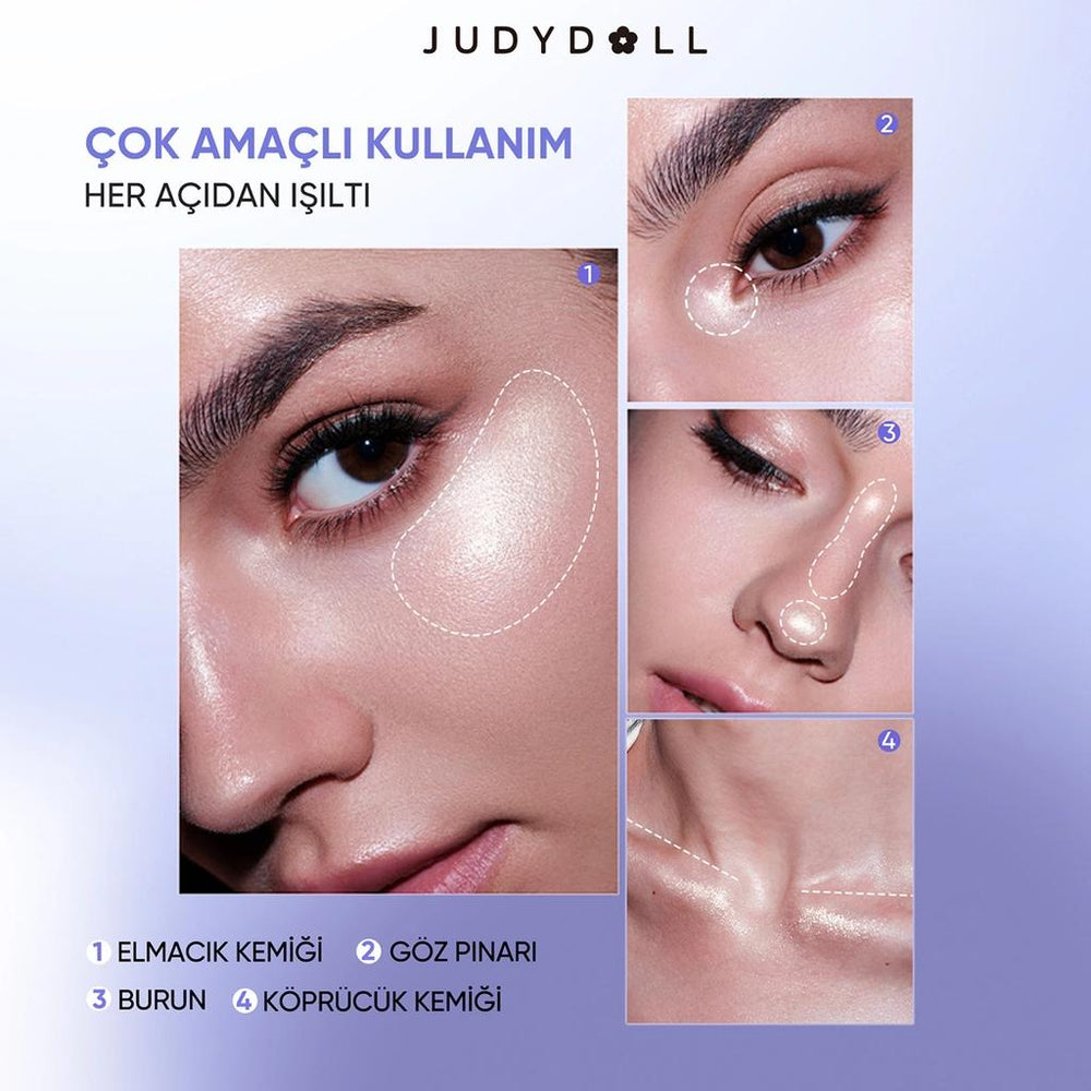 Judydoll Glow Magnify Highlighter Siren Beam 04