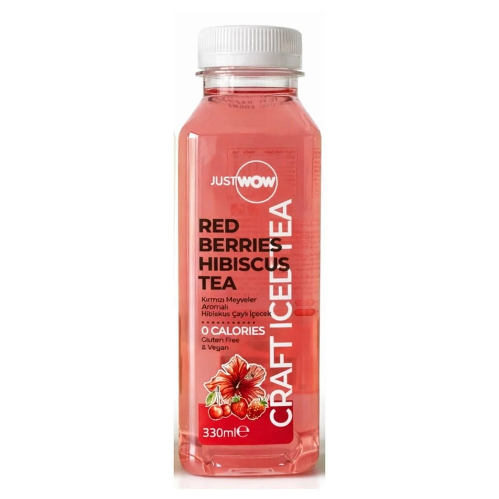 Just Wow Craft Iced Tea Red Berries & Hibiscus 330 ml