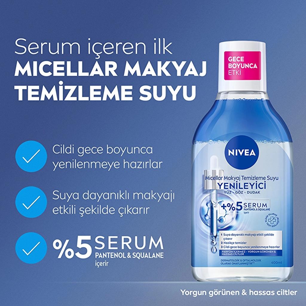 Nivea Regenerating Micellar Water with Serum 400 ml