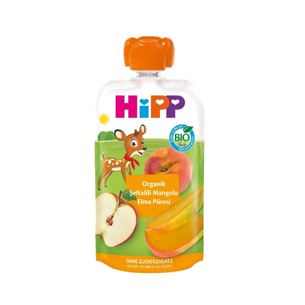 Hipp Organic Peach Mango & Banana Puree Jar 100g