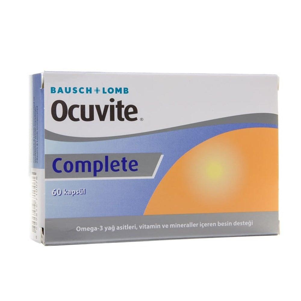 Bausch &amp; Lomb Ocuvite Complete Eye Health Supplement with Omega-3, Lutein, and Zeaxanthin - 60 Capsules - image 2
