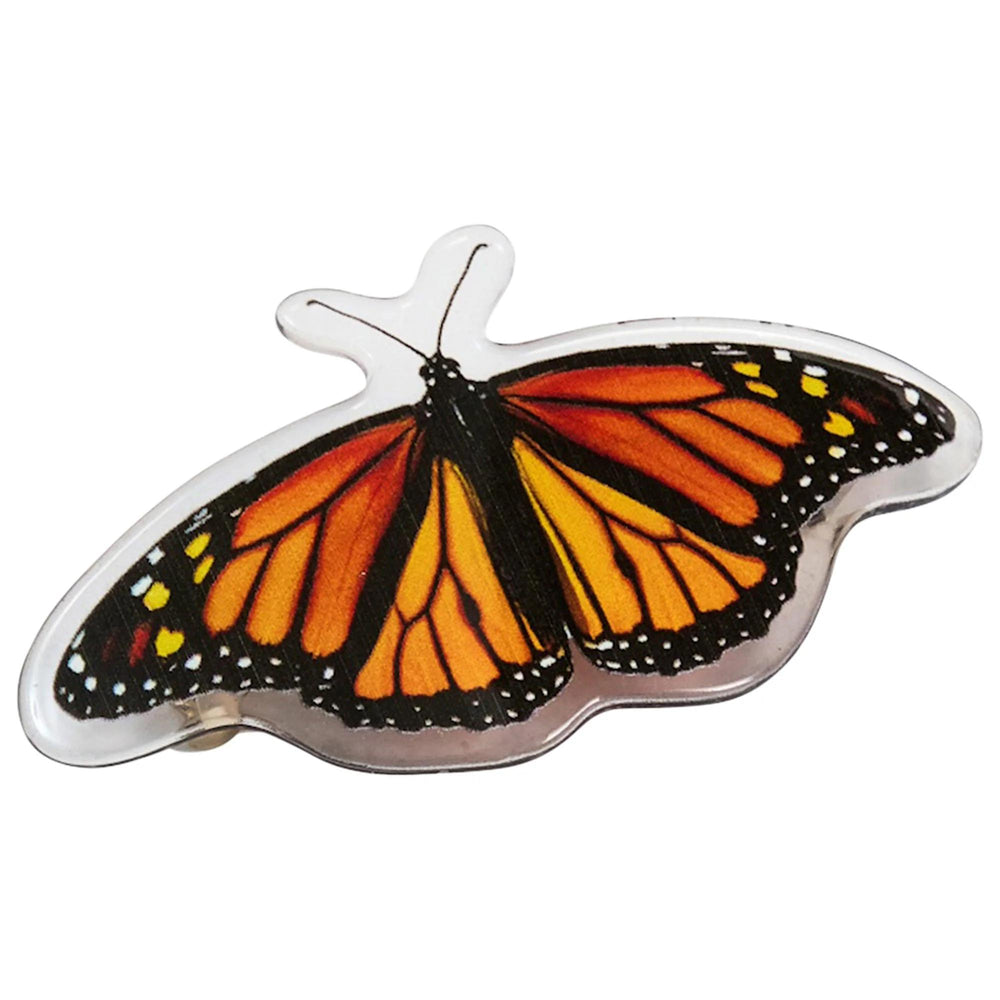 Chunks Monarch Butterfly Hair Barrette - French Clip, Acetate Hair Clip for All Hair Types - Stylish & Sustainable Chunks Butterfly Hair Barrette - Stylish French Clip for All Hair hair barrette, French clip barrette, butterfly hair clip, acetate hair accessory, sustainable hair clip, eco-friendly hair barrette, hair clip for all hair types, stylish hair barrette, monarch butterfly barrette, hair clip, hair accessory, French clip, acetate, butterfly, monarch butterfly, sustainable, eco-friendly, all hair ty