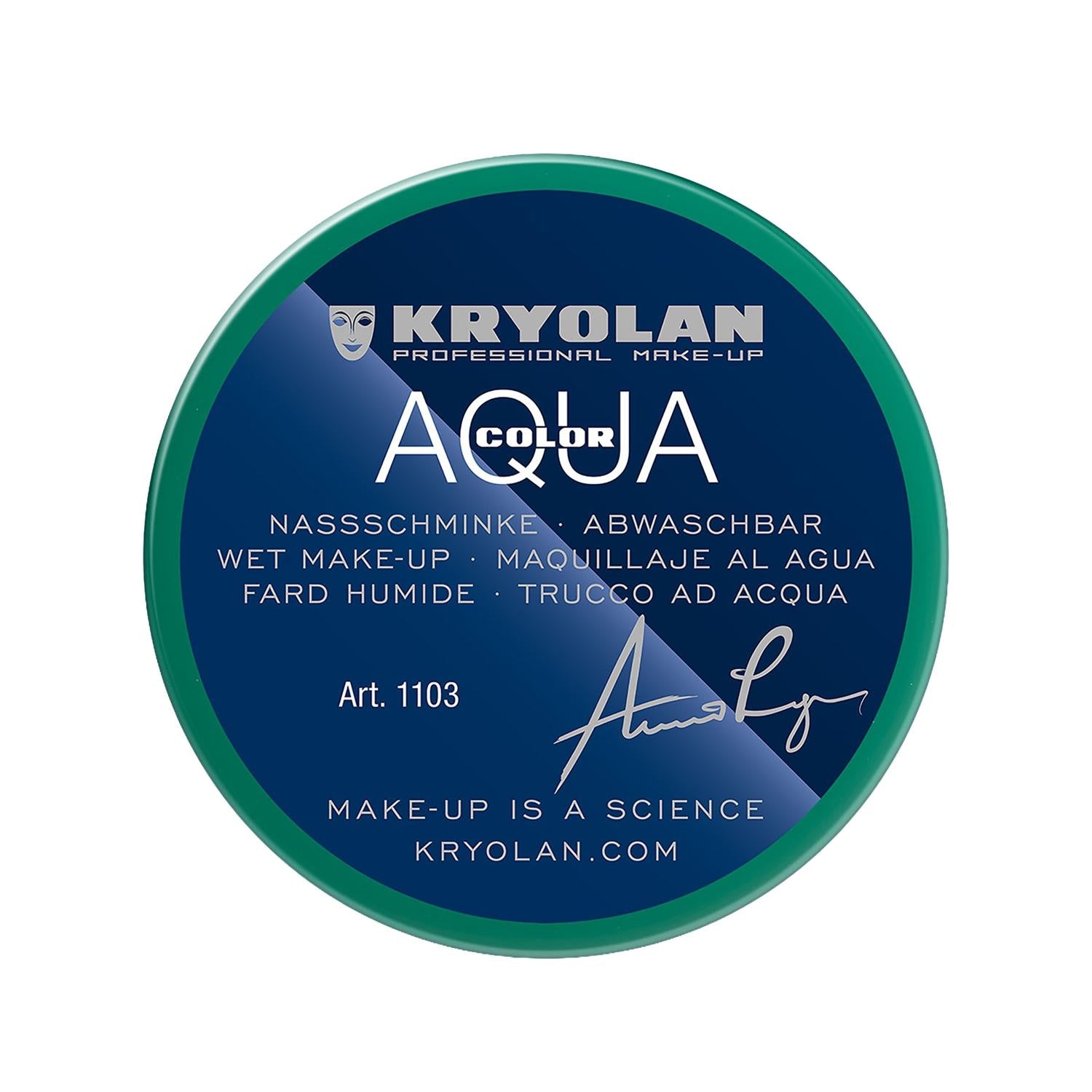 Kryolan Aquacolor Professional Face &amp; Body Paint Green 42 55 ml