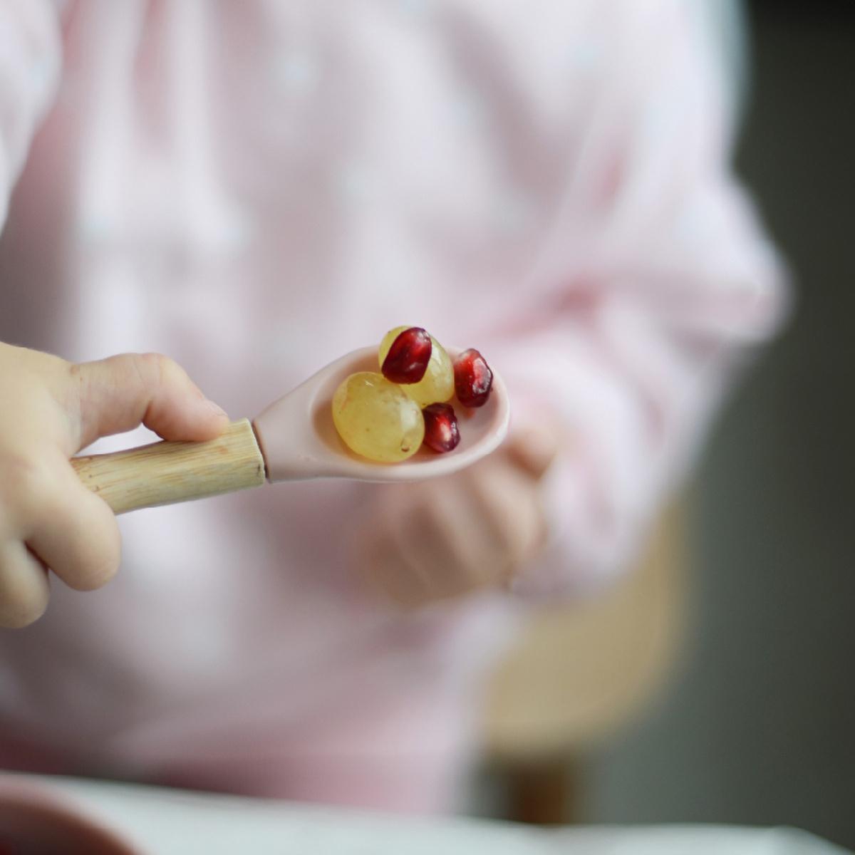 OiOi Mama Baby Spoon Set - Soft Silicone Tip & Bamboo Handle, Non-Toxic & Eco-Friendly, Ideal for Infants 9 Months+, Set of 2 OiOi Mama Baby Spoon - Eco-Friendly & Non-Toxic baby spoon, silicone baby spoon, bamboo baby spoon, non-toxic baby utensils, eco-friendly baby products, baby feeding essentials, sustainable baby products, baby gift ideas, newborn baby products, infant feeding spoons