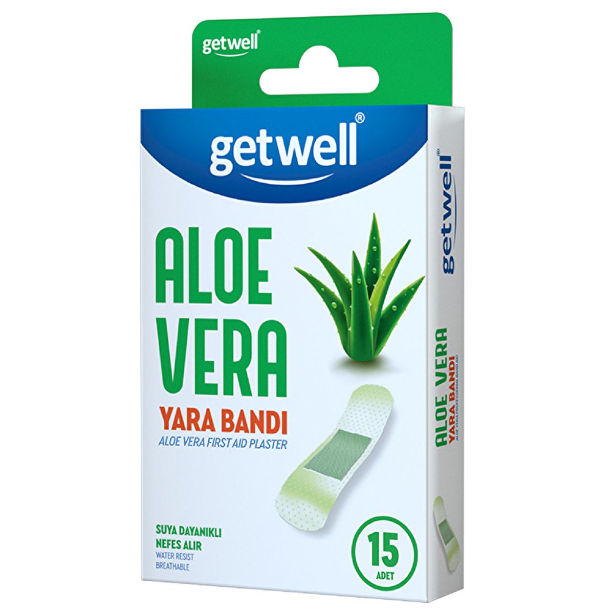 getwell aloe vera band 15 count packaging, getwell aloe vera band application, getwell aloe vera band close up Getwell Aloe Vera Band - 15 Count Waterproof and Breathable Wound Care for Parents and Individuals Getwell Aloe Vera Band - 15 Count Waterproof Bandages getwell, aloe-vera-band, wound-care, waterproof-bandages, first-aid, parenting, minor-injuries, breathable-bandage, healing-bandiage, ai-generated