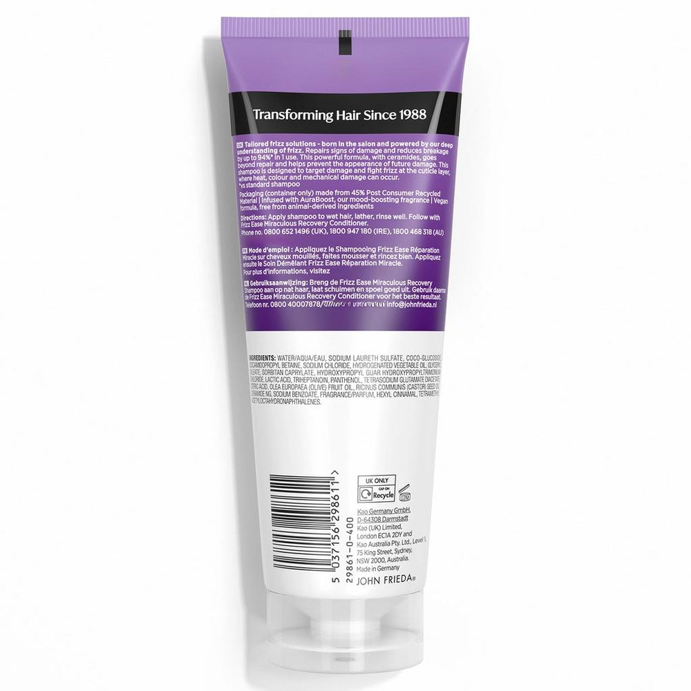 John Frieda Frizz Ease Repairing Shampoo for Dry Hair 250ml