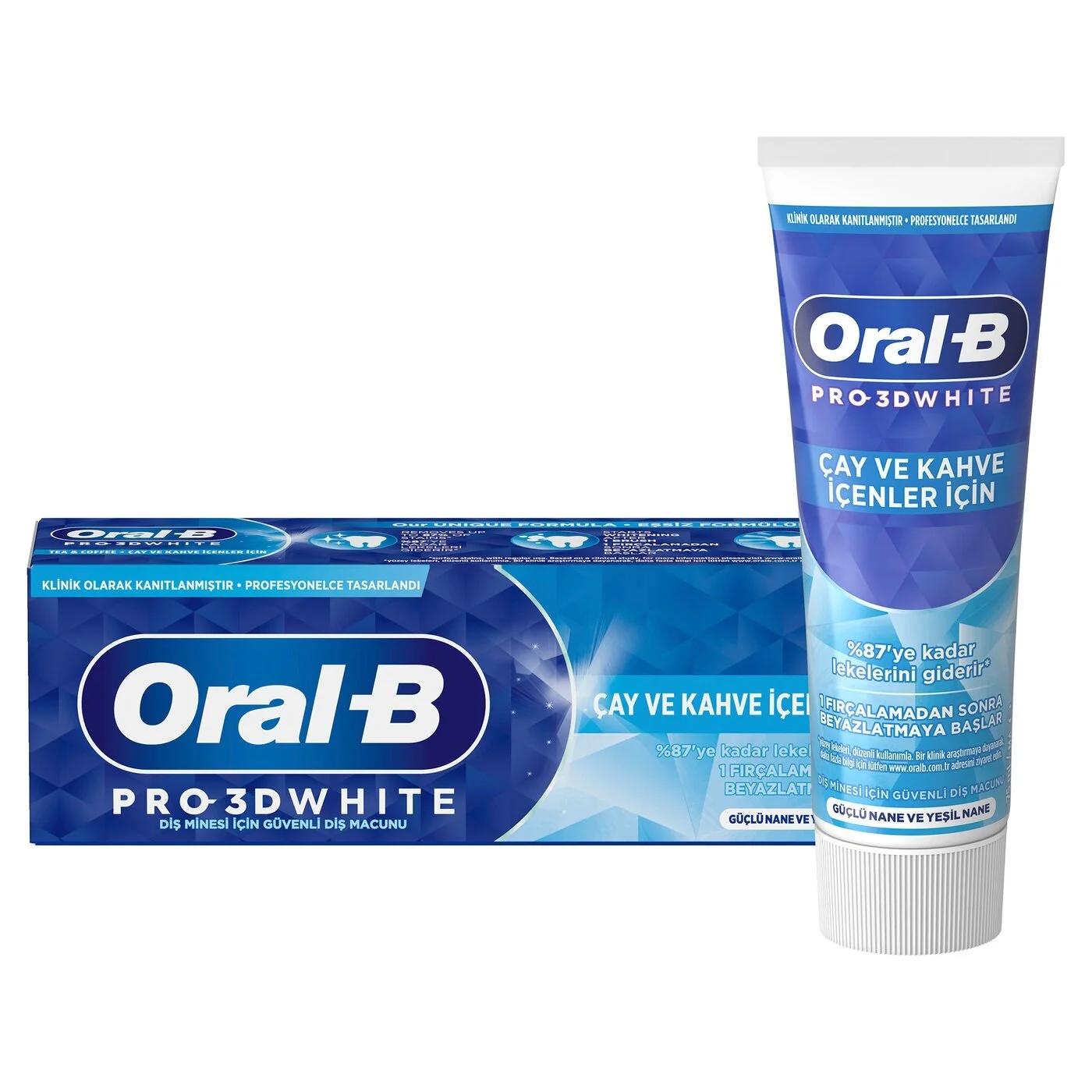 Oral-B 3D White Tea &amp; Coffee Stain Toothpaste 75ml