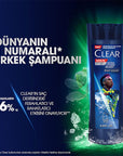 Clear Men Vin’cius Jœnior Anti-Dandruff Shampoo: Ultra Hydro Boost for Men - 10x Deeply Moisturizing, Eucalyptus & Cedarwood, Fight Dry Scalp & Flakes - image 7