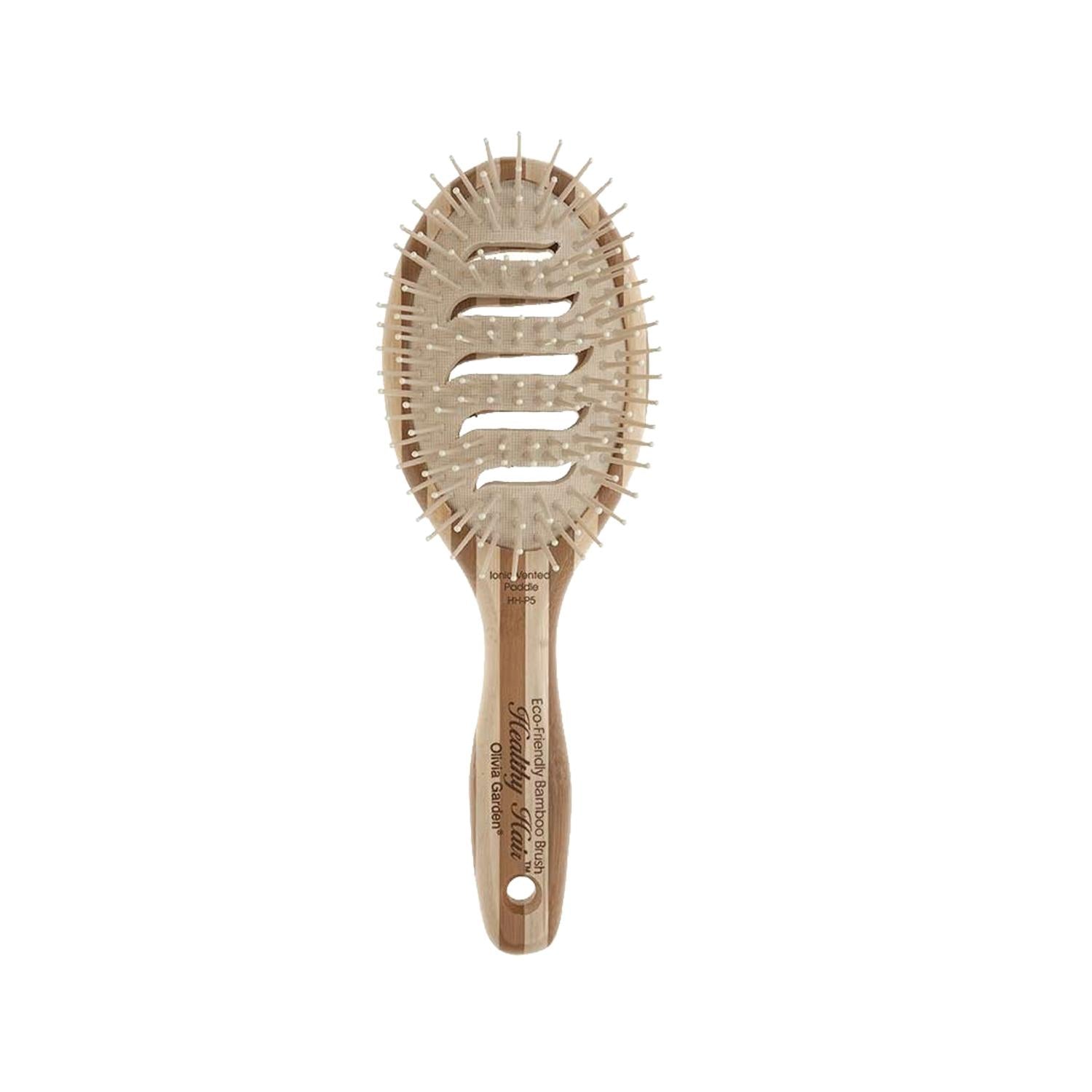 Olivia Garden Bamboo Hair Brush Paddle P5 - Gentle Detangling for Healthy Hair Olivia Garden Bamboo Paddle Brush P5 for Healthy Hair Bamboo hair brush, Detangling hair brush, Healthy hair care, Paddle hair brush, Olivia Garden hair brush, Eco-friendly hair care, Sustainable hair products, Gentle hair brush, Long hair care, Natural hair care products