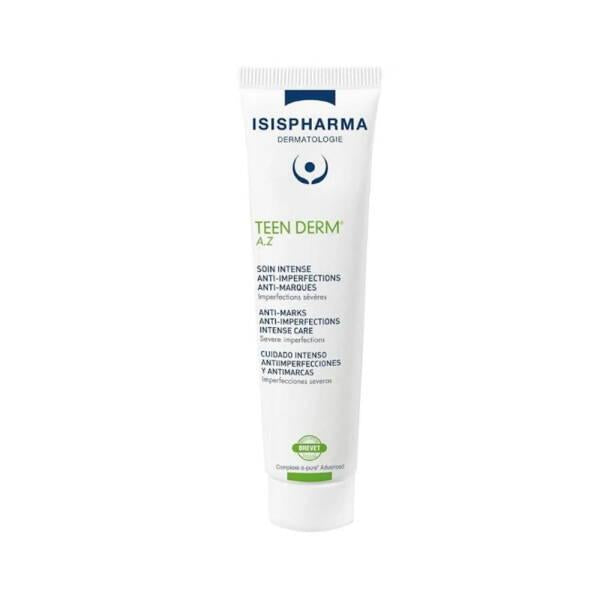 Isis Pharma Teen Derm A.Z Nemlendirici Krem 30ml - Non-comedogenic Azelaic Acid Moisturizing Cream for Acne-Prone Skin Isis Pharma Teen Derm A.Z Cream - Azelaic Acid Moisturizer Teen Derm Cream, Azelaic Acid Cream, Non-comedogenic Moisturizer, Acne Care Cream, Hydrating Skincare for Teenagers, Skincare for Acne-Prone Skin, Moisturizing Cream, Teenage Skincare, Acne Treatment, Hydrating Cream, Natural Skincare, Boswellia Serrata Extract, Glycerin, Xylitol, Non-comedogenic Skincare