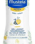 Mustela Nourishing Cleansing Gel with Cold Cream for Newborns & Dry Skin - Gentle, Natural Baby Care - Cleanser