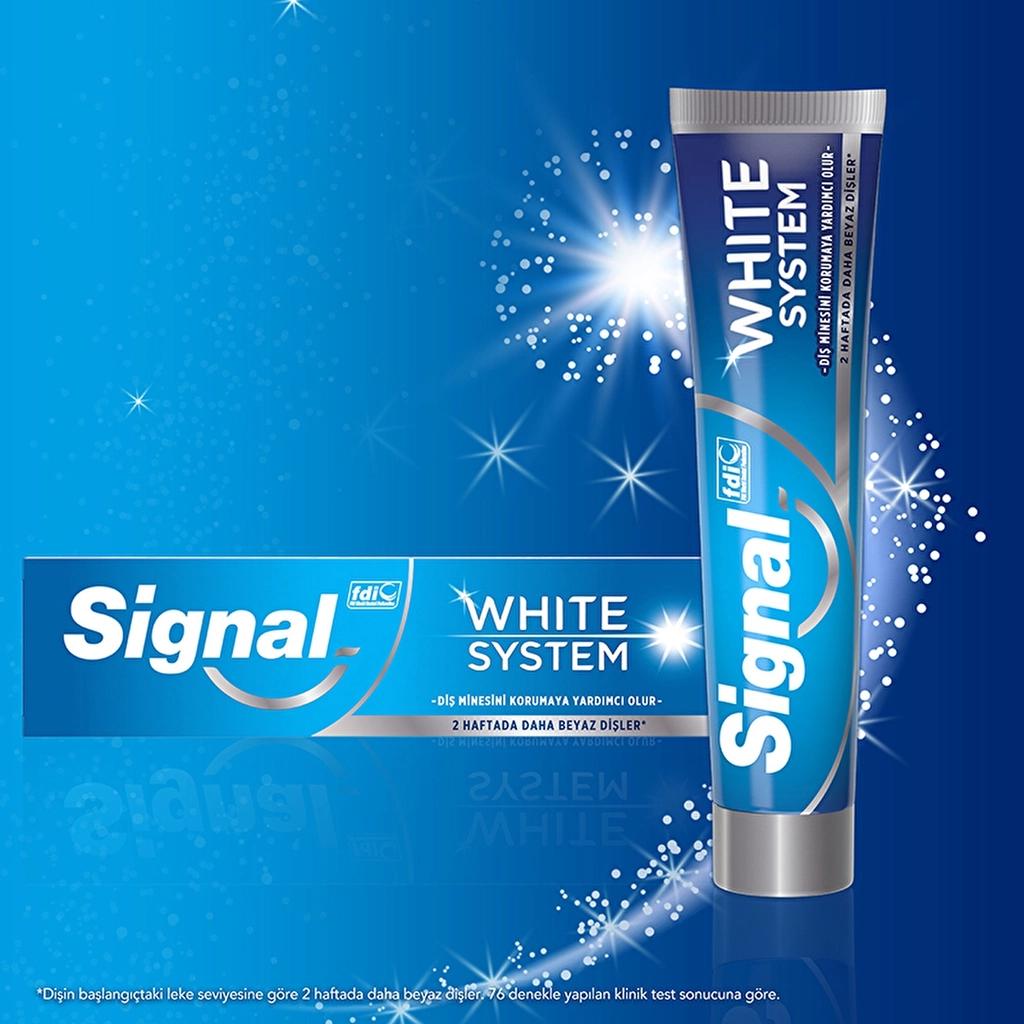 Signal White System &amp; White Now Original Toothpaste Set 2x75ml