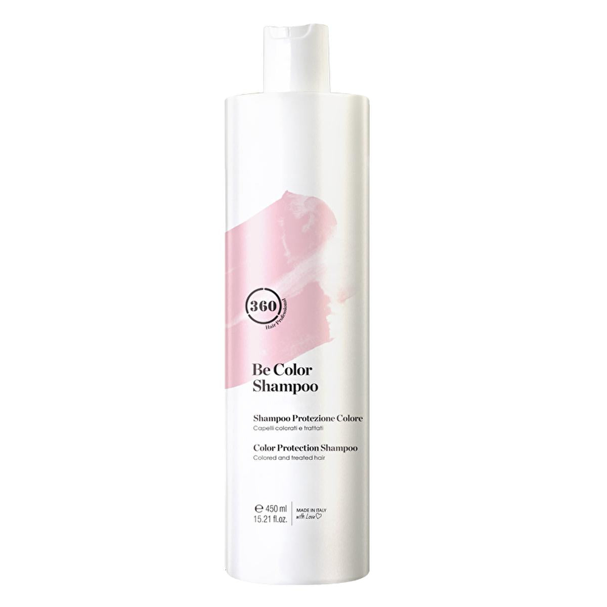 360 Hair Professional: Be Color Shampoo - Extend Color Vibrancy, Blackberry Vinegar, pH Balanced for Color-Treated & Dyed Hair (15.22 fl oz) 360 Hair Be Color Shampoo - Color Protection & Shine color treated hair shampoo, shampoo for dyed hair, blackberry vinegar shampoo, hair color protection shampoo, pH balanced shampoo, hair shampoo, hair care, color extending shampoo, color-treated hair, dyed hair, blackberry vinegar, color protection, pH balanced, hair, shampoo, extending color, hair care products, moi