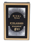 Rival Loves Me Fake Eyelashes No:03 Dramatic - 1 Pair | Natural & Lightweight - image 3