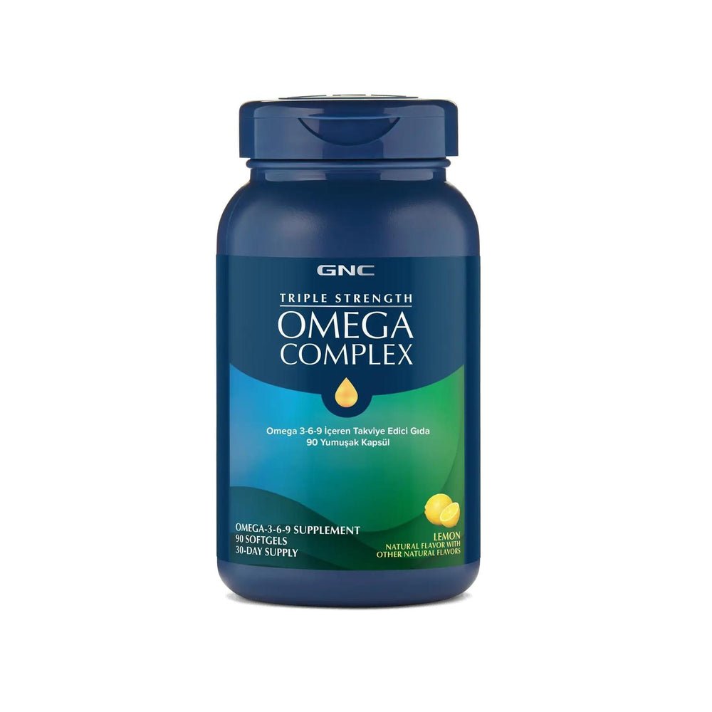 GNC Triple Strength Omega Complex for Heart Support 90 Softgels