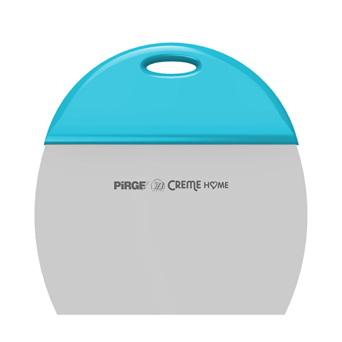 Pirge 10cm Turquoise Dough Scraper with Ergonomic Handle - High-Carbon Stainless Steel Baking Utensil Pirge 10cm Turquoise Dough Scraper - Ergonomic Handle dough scraper, pastry tool, baking utensil, stainless steel kitchen tool, ergonomic handle, high-carbon stainless steel, baking essentials, kitchen utensils, pastry making, home baking, professional baking, Pirge, turquoise kitchen tools
