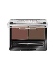 Pastel Eyebrow Makeup Set - Define & Fill Brows - Long-Lasting Eyebrow Powder & Wax Kit - Medium Shade - image 2