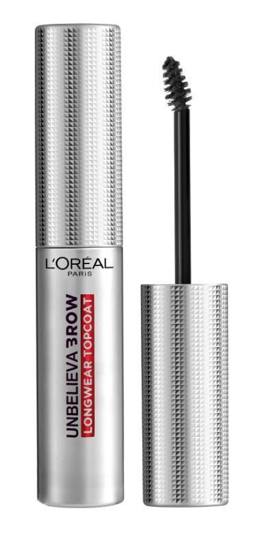 L'Oreal Paris UnbelievaBrow: Longwear Eyebrow Topcoat - Waterproof Smudge-Proof, 30H Hold - Clear Brow Mascara for Lasting Definition L'Oreal UnbelievaBrow: Waterproof Longwear Eyebrow Topcoat eyebrow mascara, longwear eyebrow topcoat, waterproof brow sealer, smudge-proof eyebrow makeup, 30 hour eyebrow mascara, Loreal eyebrow mascara, long lasting eyebrow topcoat, clear brow mascara, eyebrow gel, brow enhancer, waterproof makeup, smudge proof makeup, long lasting makeup, brow topcoat, eyebrow sealer, cosme