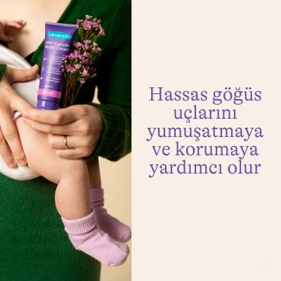 Lansinoh Nipple Cream for Breastfeeding Mothers: Soothes Sore & Cracked Nipples - Lanolin Balm for Pain Relief & Safe Baby Feeding - 0.34 fl oz - image 7