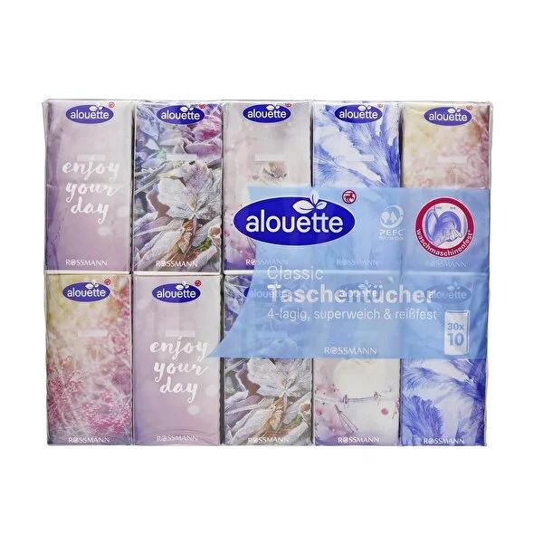 Alouette Soft Tissue Paper - 30 Packs of 10, Chlorine-Free & Hygienic Alouette Soft Tissue Paper - Chlorine-Free & Hygienic Tissue paper, Soft tissue, Chlorine-free tissue, Bulk tissue packaging, Hygienic tissue products, Alouette, Personal care, Home essentials, Office supplies, Eco-friendly products, Hygiene products, Comfort tissue