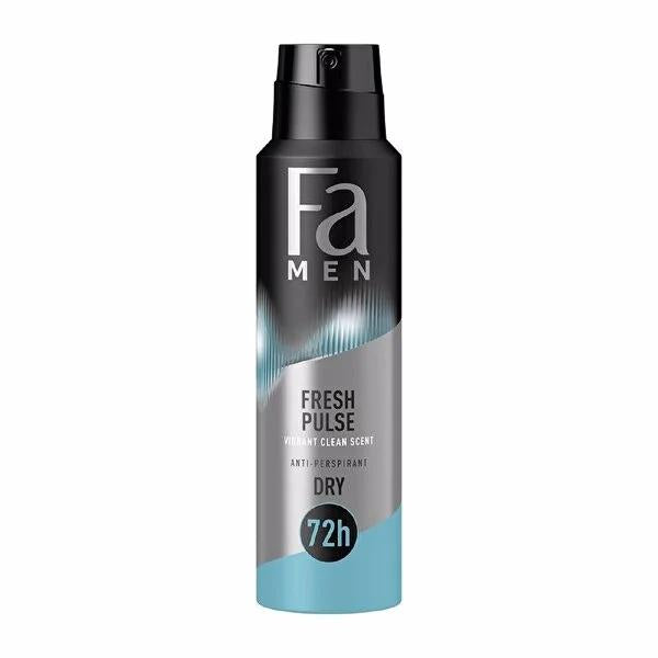 FA Fresh Pulse Men's Deodorant Spray - 150ml - Anti-Perspirant, Fresh Scent for Men FA Fresh Pulse Men's Deodorant Spray 150ml men's deodorant, anti-perspirant spray, fresh scent deodorant, 150ml deodorant, personal hygiene for men, men's grooming, fresh pulse deodorant, deodorant spray, long-lasting freshness, confidence booster