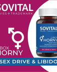 Sovital Libox Horny Dietary Supplement for Libido & Vitality - 60 Capsules, Ginseng & Horny Goat Weed Extract Sovital Libox Horny - Natural Libido & Vitality Supplement dietary supplement for libido, herbal sexual health support, natural vitality enhancer, Ginseng and Horny Goat Weed supplement, sexual wellness capsules, adults seeking natural libido boost, herbal supplements for energy, sexual health support capsules, natural libido enhancer, vitality supplement, Ginseng benefits, Horny Goat Weed benefits,