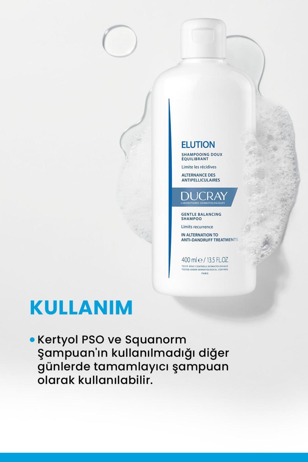 Ducray Elution Anti-Dandruff Shampoo - Soothes Scalp, Prevents Flaking - 13.53 fl oz Ducray Elution Shampoo - Anti-Dandruff Care anti-dandruff shampoo, dandruff treatment, scalp care, daily shampoo for sensitive scalp, Ducray Elution Shampoo, gentle shampoo, dandruff prevention, scalp soother, hair care, cosmetic, personal care, dermatological, sensitive scalp solution, healthy scalp, flake-free, dandruff relief, scalp health