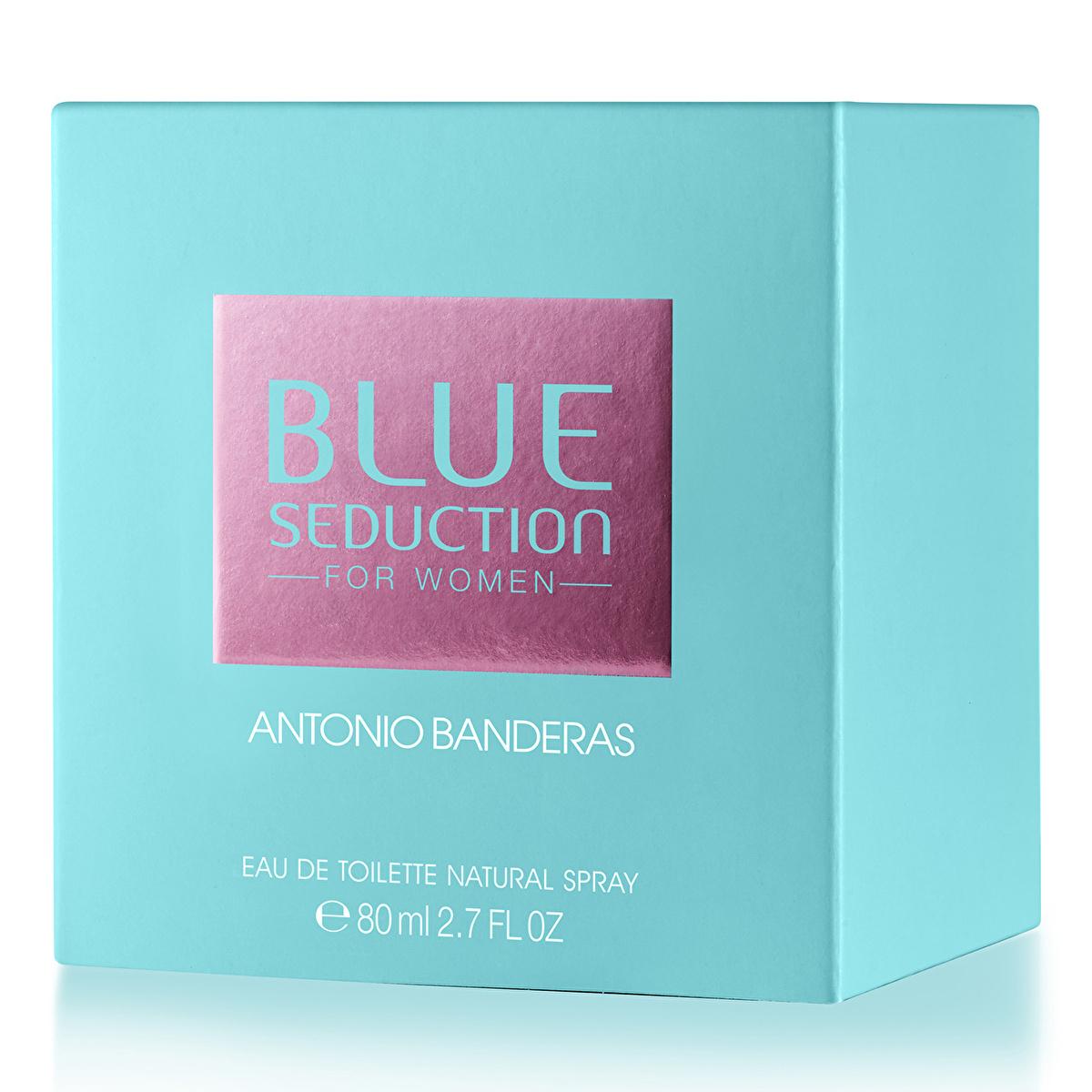 antonio banderas blue seduction perfume 80 ml, floral fresh fragrance for women by antonio banderas, blue seduction edt bottle, antonio banderas seduction collection Antonio Banderas Blue Seduction EDT - Floral Fresh Perfume for Young Fashion-Conscious Women | 2.7 fl oz Antonio Banderas Blue Seduction EDT for Women 80 ml antonio-banderas, blue-seduction, women-perfume, floral-fragrance, fresh-perfume, fashion-conscious, young-adults, sensual-scent, eau-de-toilette, ai-generated