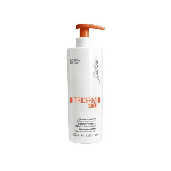 BioNike Triderm AD Cleansing Cream - Gentle Shampoo and Body Wash for Sensitive Skin, Moisturizing Cleanser, 16.91 fl oz BioNike Triderm AD Cleansing Cream for Sensitive Skin Cleansing Cream, Sensitive Skin Care, Gentle Shampoo and Body Wash, Moisturizing Cleanser, BioNike Triderm AD, gentle cleanser, sensitive skin, dry skin, moisturizing, skincare, personal care, cosmetics