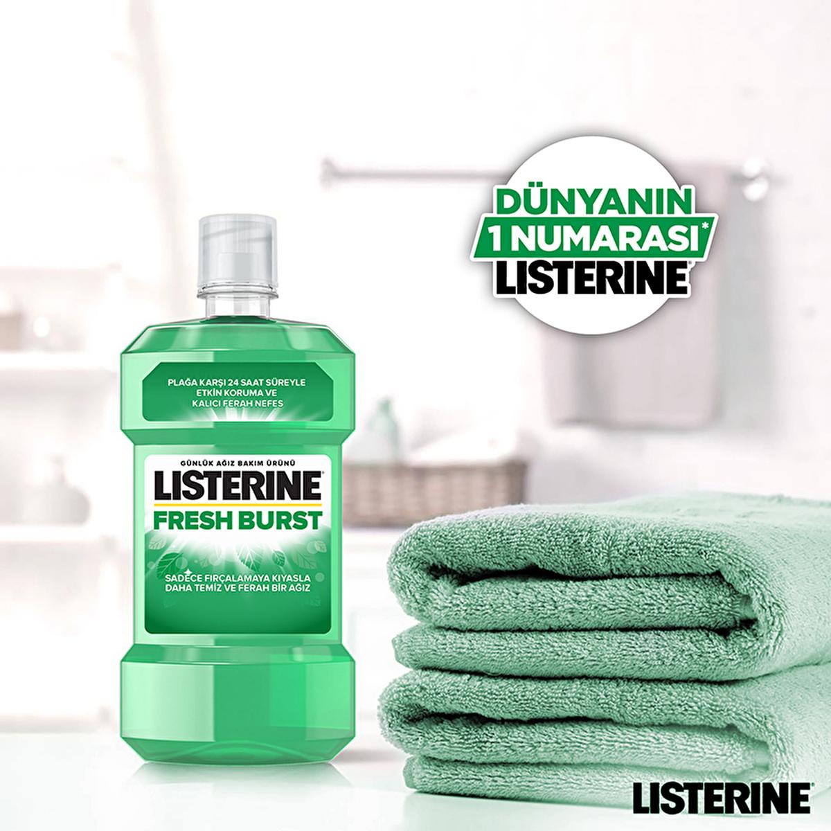 Listerine Fresh Burst Mouthwash 500ml - Anti-Plaque Oral Care for a Healthier Smile Listerine Fresh Burst Mouthwash 500ml - Anti-Plaque Oral Care Listerine Fresh Burst, mouthwash, oral care, anti-plaque mouthwash, 500 ml mouthwash, Listerine mouthwash, fresh burst mouthwash, oral hygiene, plaque prevention, gum health, dentist recommended, mouth care, oral health products, fresh breath, healthy smile