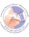 Lansinoh Natural Wave Baby Bottle 240ml - BPA Free, Anti-Colic, Breast Milk Storage - view 4