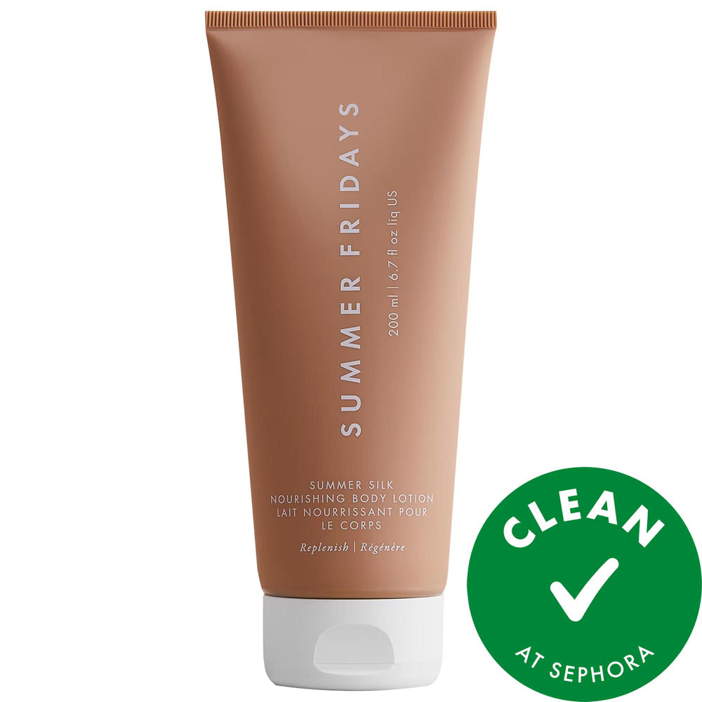 Summer Fridays Summer Silk Nourishing Body Lotion - Vegan, Natural Moisturizer for Dry Skin, Cruelty-Free Beauty Summer Fridays Body Lotion - Natural, Vegan Moisturizer Body Lotion, Vegan Skincare, Natural Moisturizer, Cruelty-Free Beauty Products, Clean Beauty, Dry Skin Solutions, Hydrating Body Lotion, Natural Skincare, Ethical Beauty, Clean at Sephora, Summer Fridays, Moisturizing Body Care, Vegan Beauty Products
