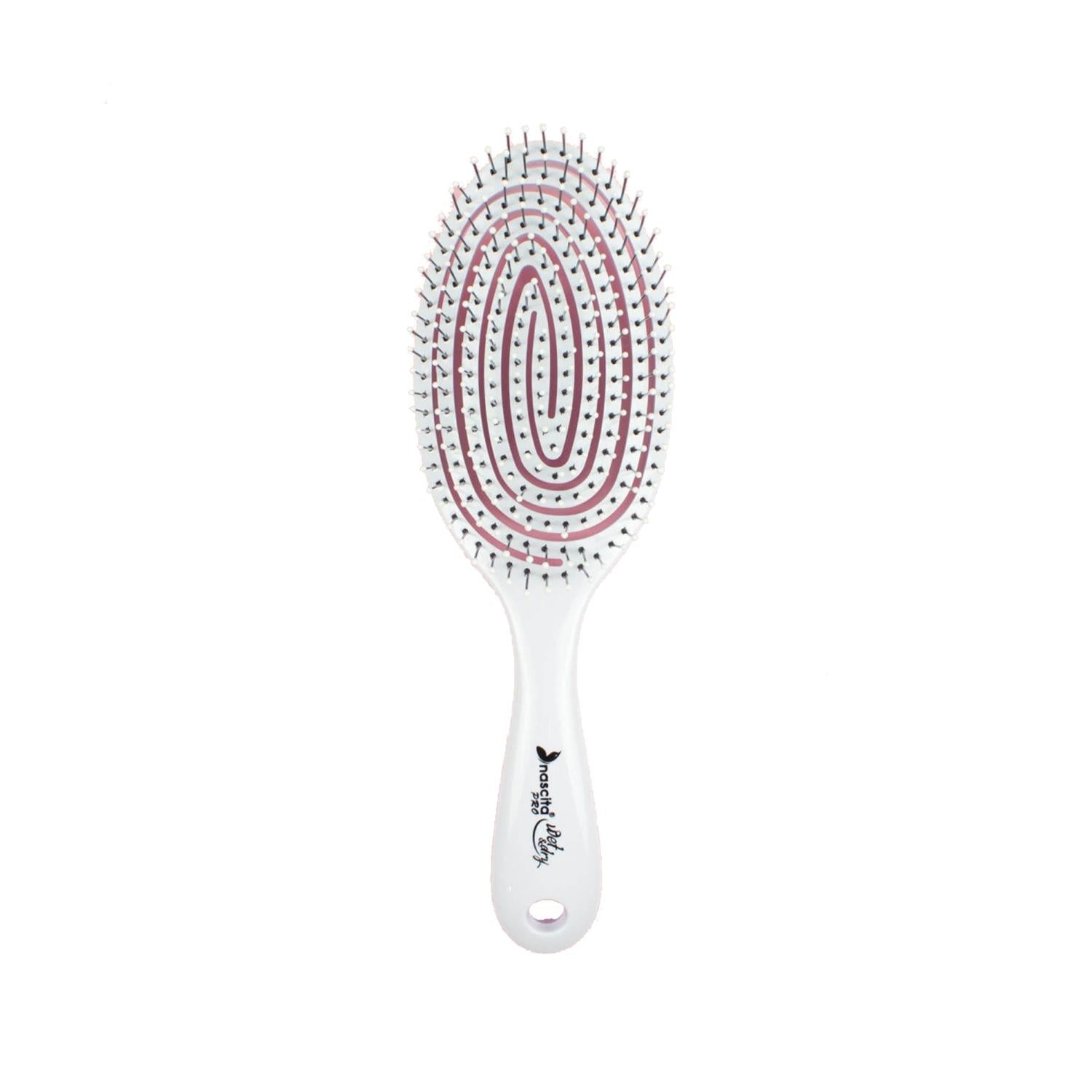 Nascita Pro Wet Dry 3D Fleksi Hair Brush - Gentle Detangling & Versatile Styling for All Hair Types Nascita Pro 3D Fleksi Hair Brush - Gentle Detangling Hair Brush, Detangling Brush, Wet and Dry Hair Brush, Flexible Hair Brush, Nascita Pro Hair Brush, Hair Care, Hair Styling, Gentle Detangling, Minimal Damage, Versatile Styling