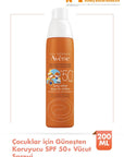 Avene Children's Sunscreen Spray SPF50+ - Water-Resistant, Hypoallergenic Sun Protection for Kids - image 7