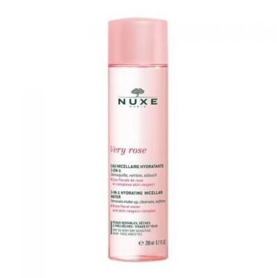 nuxe very rose 3 in 1 cleansing water 200 ml, micellar cleansing water with rose extract, hydrating makeup remover for sensitive skin Nuxe Very Rose 3 in 1 Cleansing Water - Hydrating Formula | 200 ml Nuxe Very Rose Cleansing Water - 3 in 1 | 200 ml nuxe, cleansing-water, hydrating, sensitive-skin, dry-skin, makeup-remover, micellar-water, natural-ingredients, skin-care, ai-generated