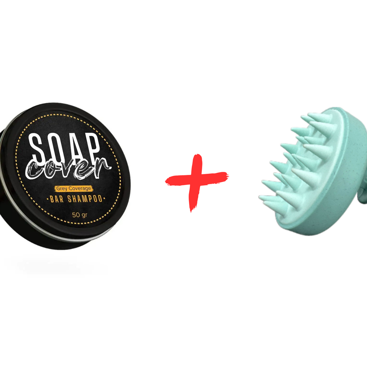 Transform Gray Hair with SoapCover's Hair Darkening Soap Bar