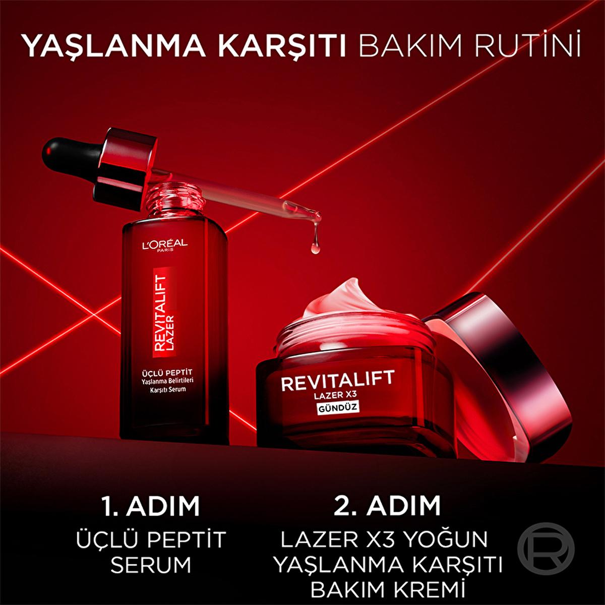 L&#39;Oreal Paris Revitalift Triple Power Anti-Aging Serum: Peptide Complex, Hyaluronic Acid &amp; Vitamin C for Wrinkle Reduction, Skin Firming &amp; Radiant Tone L&#39;Oreal Revitalift: Anti-Aging Serum - Wrinkle, Firm, Radiance anti-aging serum, wrinkle reduction, skin firming serum, hyaluronic acid serum, vitamin C serum, peptide serum, Loreal Revitalift, anti-aging skin care, uneven skin tone treatment, skin elasticity, facial serum, anti-wrinkle, skin rejuvenation, youthful skin, radiant skin, moisturizing serum, ski