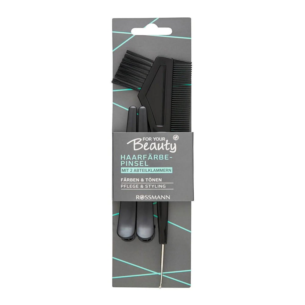 For Your Beauty Hair Dye Brush Set for Precise Coloring 2 Pack