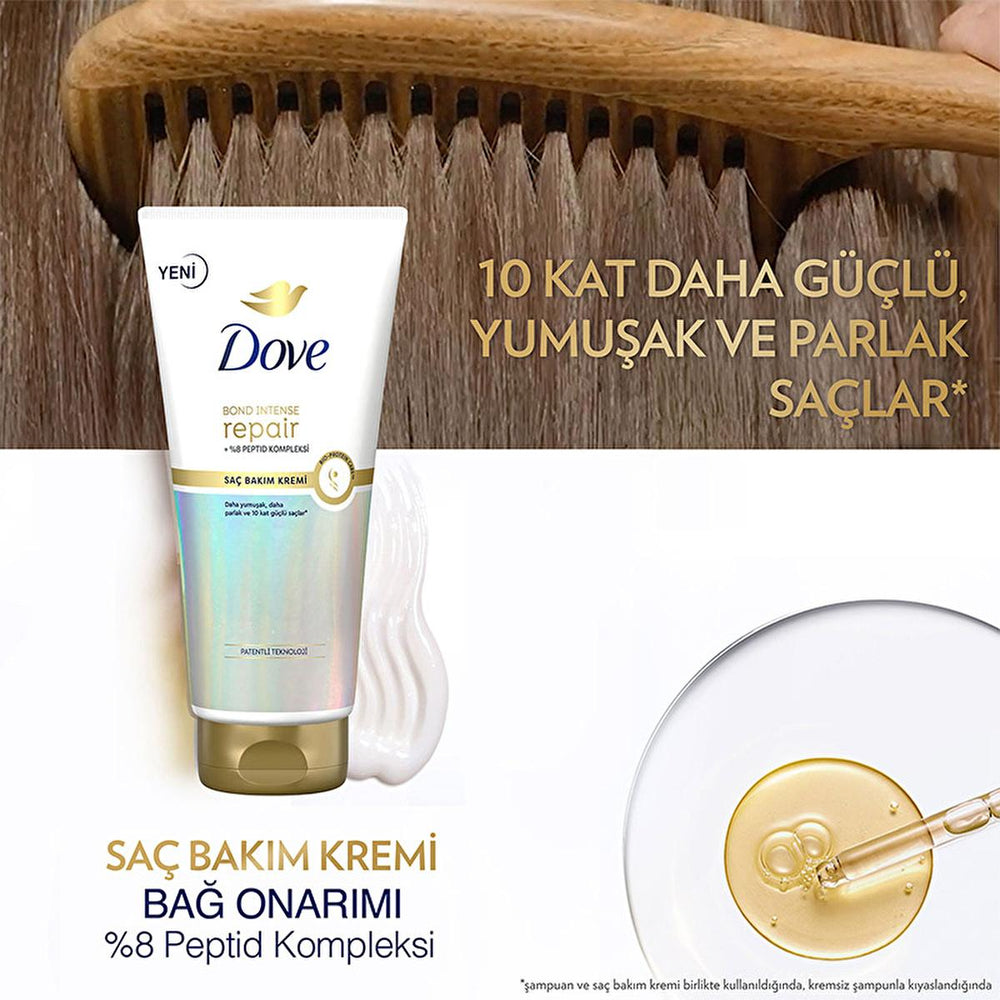 Dove Bond Intense Repair Conditioner - Peptide Complex | 170 ml - view 8