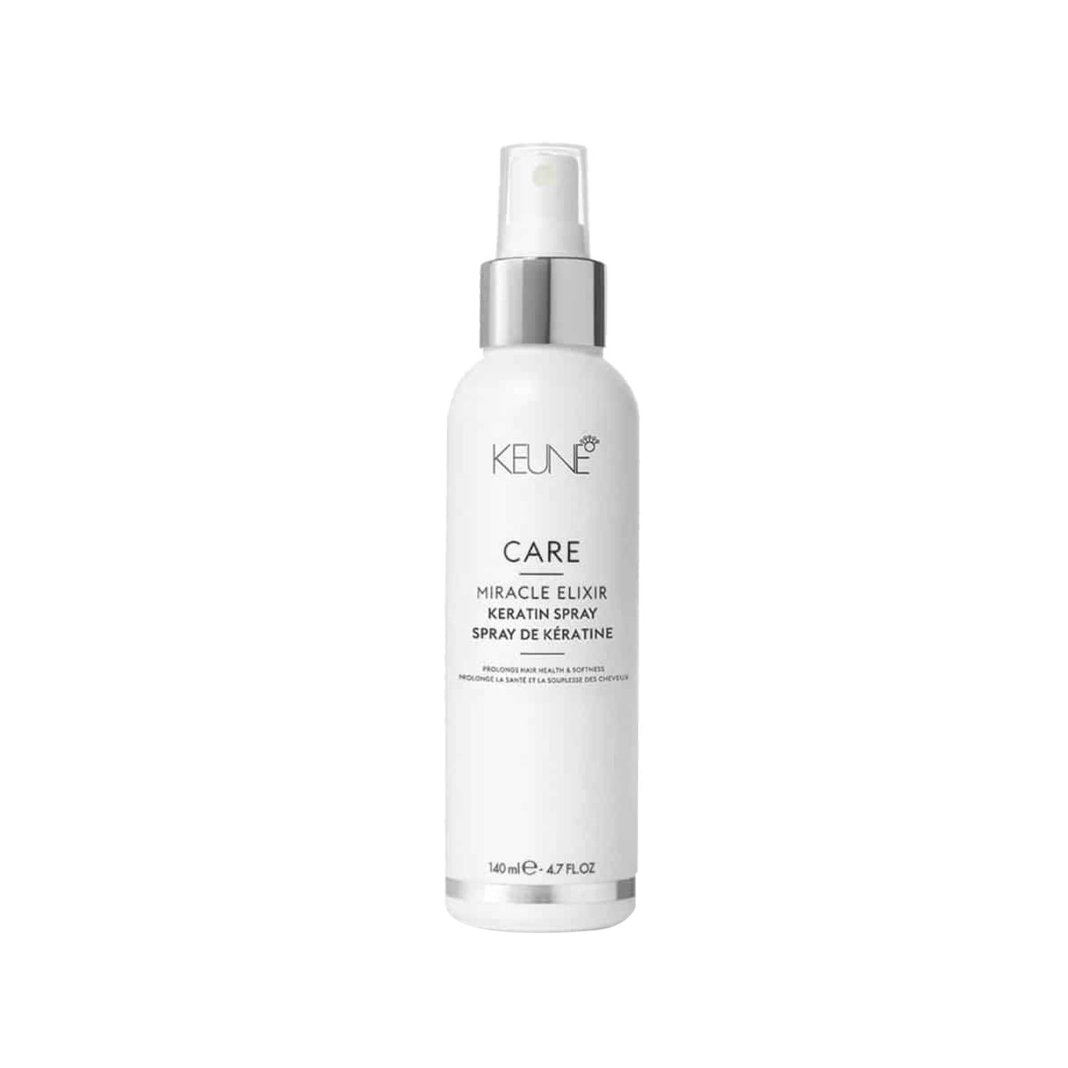 Keune Care Miracle Elixir Keratin Hair Spray - Nourishing & Protective Spray for Healthy Hair Keune Keratin Hair Spray for Healthy Hair Keratin hair spray, Hair care products, Keune Care Miracle Elixir, Nourishing hair spray, Hair protection spray, Hair nourishment, Hair care routine, Healthy hair, Hair repair, Keratin benefits