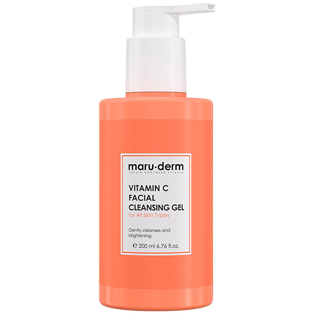 Maruderm C Vitamini Yüz Yıkama Jeli 200 ml - Cildi Canlandıran, Parfüm İçermeyen, SLS/SLES İçermeyen Yüz Temizleyicisi Maruderm C Vitamini Yüz Yıkama Jeli - 200 ml C Vitamini yüz yıkama jeli, parfüm içermeyen yüz temizleyicisi, SLS/SLES içermeyen yüz jeli, cilt dostu yüz temizleyicisi, organik yüz yıkama jeli, yüz bakımı, cilt bakımı, temizleme jeli, C Vitamini cilt bakımı, duyarlı ciltler için yüz temizleyicisi