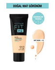 Maybelline New York Fit Me Matte+Poreless Foundation - Natural Matte Finish, Buildable Coverage Maybelline Fit Me Matte+Poreless Foundation - Natural Matte Finish matte foundation, liquid foundation, buildable coverage, pore-minimizing makeup, natural finish foundation, Maybelline New York, cosmetics, makeup, beauty products, skincare, foundation makeup, everyday makeup, natural makeup look