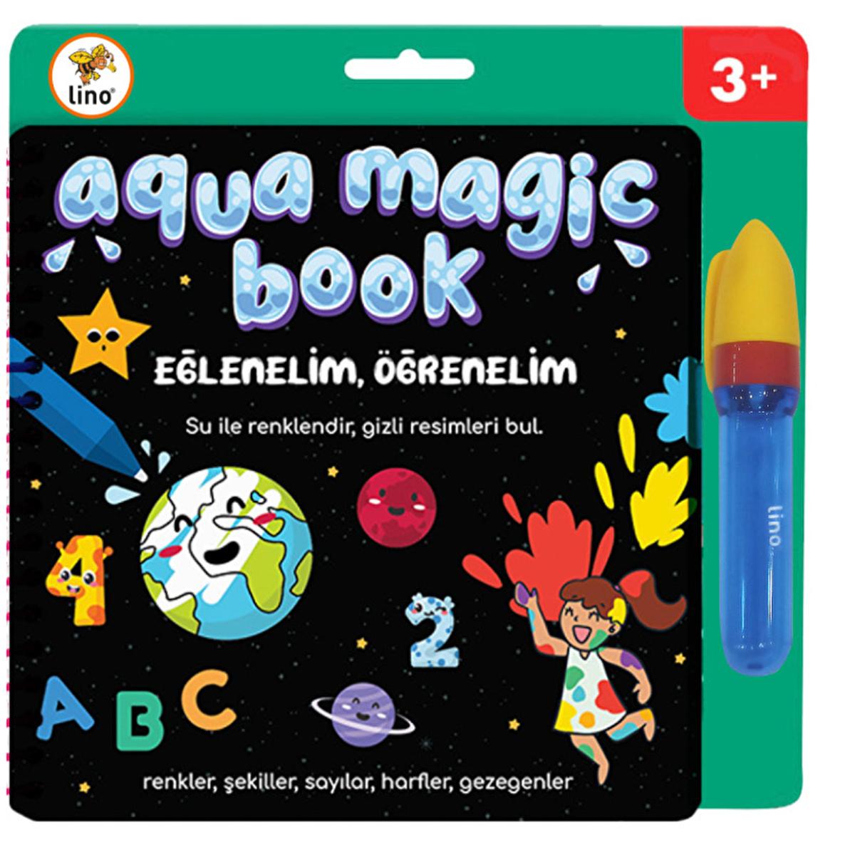 Lino Magic Water Book: Reusable Coloring Fun! Mess-Free Water Painting Book for Toddlers & Kids - Water Reveal, Self-Erasing Pages Lino Magic Water Book: Reusable, Mess-Free Coloring Fun! magic water book, reusable coloring book, water painting book, mess-free coloring, toddler activity book, kids water drawing, magic coloring book, water reveal book, water coloring, magic coloring, reusable book, toddler activity, kids activity, mess-free activity, travel activity, learning activity, kids drawing, water pe
