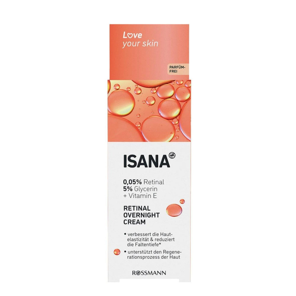 Isana Retinal Night Cream to Smooth Fine Lines 50ml