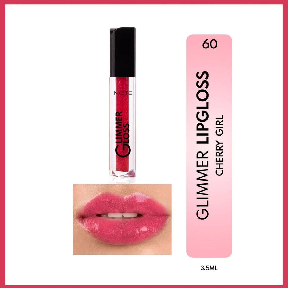 Note Glimmer Gloss Işıltılı Nemlendirici Dudak Parlatıcısı 60 Cherr...
