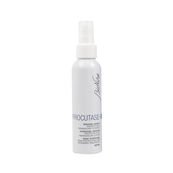 bioNike ionic hydrogel spray 100ml, close up of bioNike Procutase+ spray bottle BioNike Procutase+ Ionic Hydrogel Spray - Restorative Formula | 100ml BioNike Procutase+ Ionic Hydrogel Spray - 100ml bionike, ionic-hydrogel-spray, skincare, hydration, natural-ingredients, restorative, moisturizer, beauty, skincare-enthusiasts, ai-generated