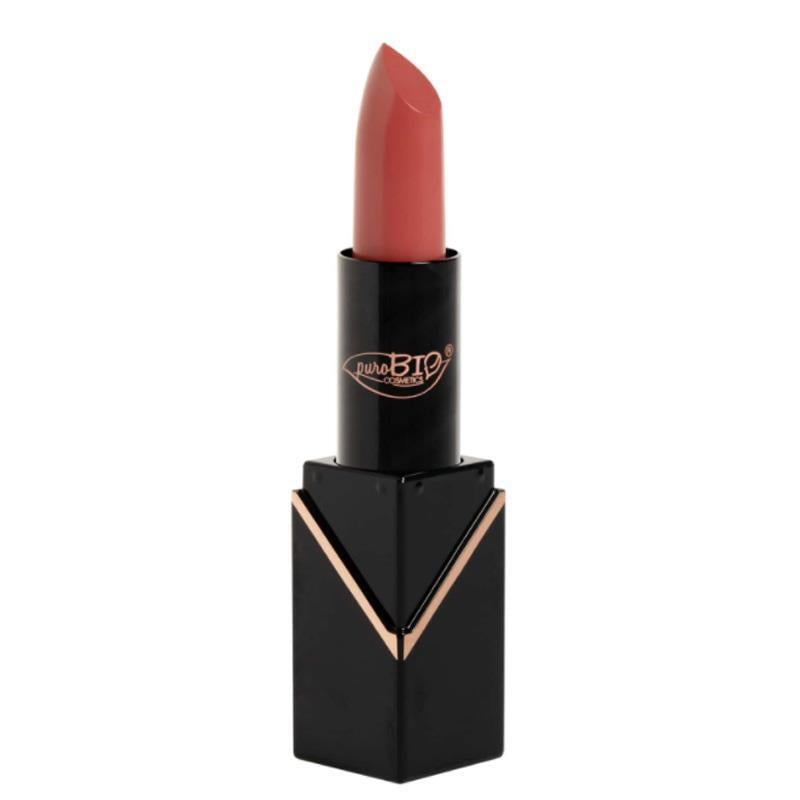 PuroBio Semi-Matte Lipstick - Paraben-Free, Moisturizing Lip Color with Full Coverage - Italian Mineral Makeup - Lipstick