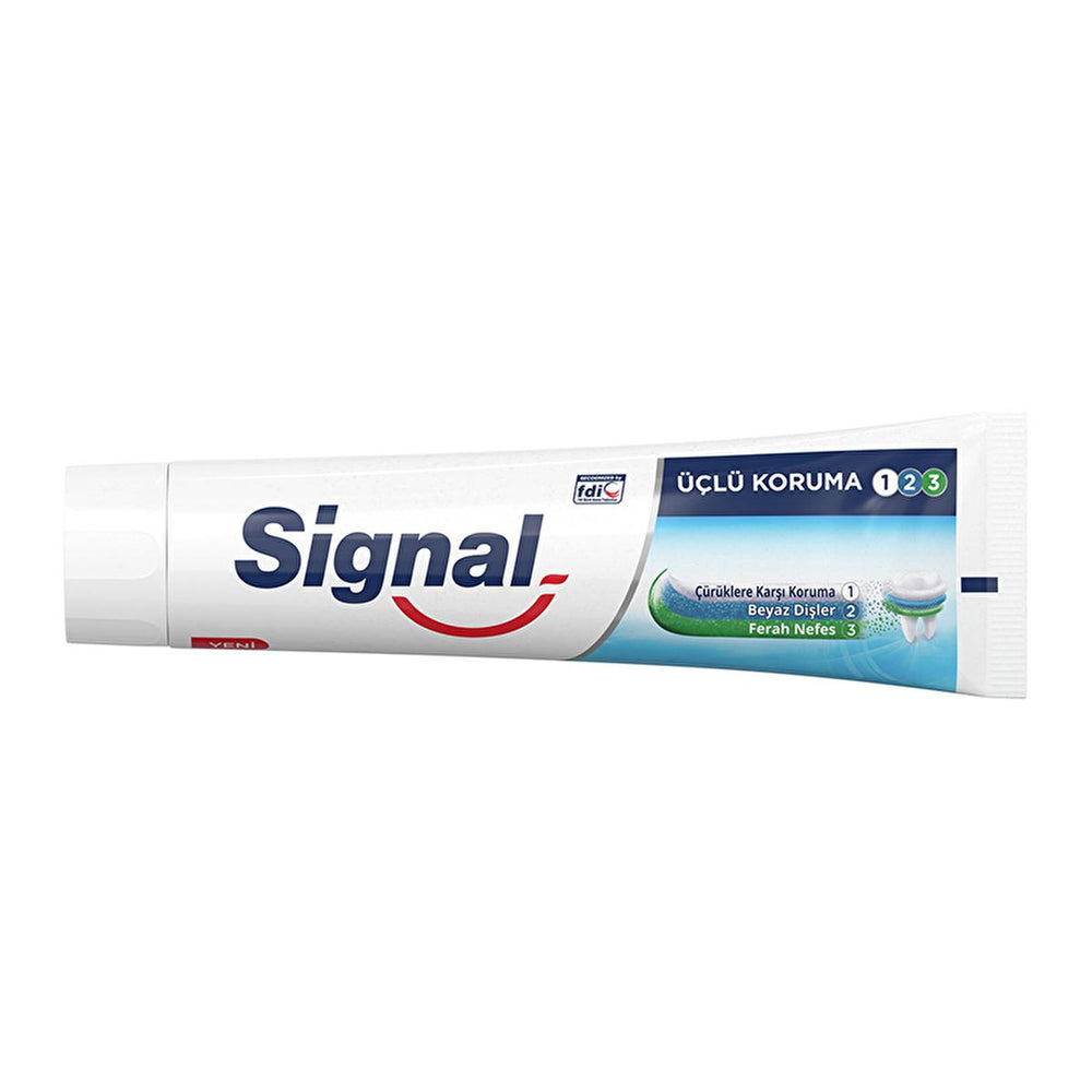 Signal Toothpaste Triple Protection with Fluoride & Calcium - 4.06 fl oz - Fresh Minty Flavor - image 4