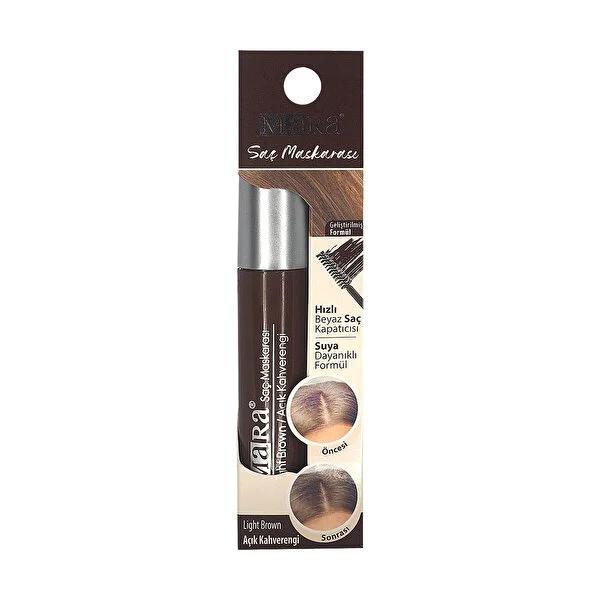 Mara Light Brown Hair Mascara Stick: Instant Gray Hair Coverage, Root Touch Up, Easy Application, Portable Hair Color Mara Hair Mascara: Instant Gray Coverage, Easy Root Touch Up hair mascara, gray hair coverage, temporary hair color, root touch up, eyebrow mascara, mustache color, beard color, easy hair color, portable hair color, hair color stick, hair color, root cover up, gray concealer, eyebrow color, mustache touch up, beard touch up, quick hair color, travel hair color, hair dye, hair, eyebrows, must