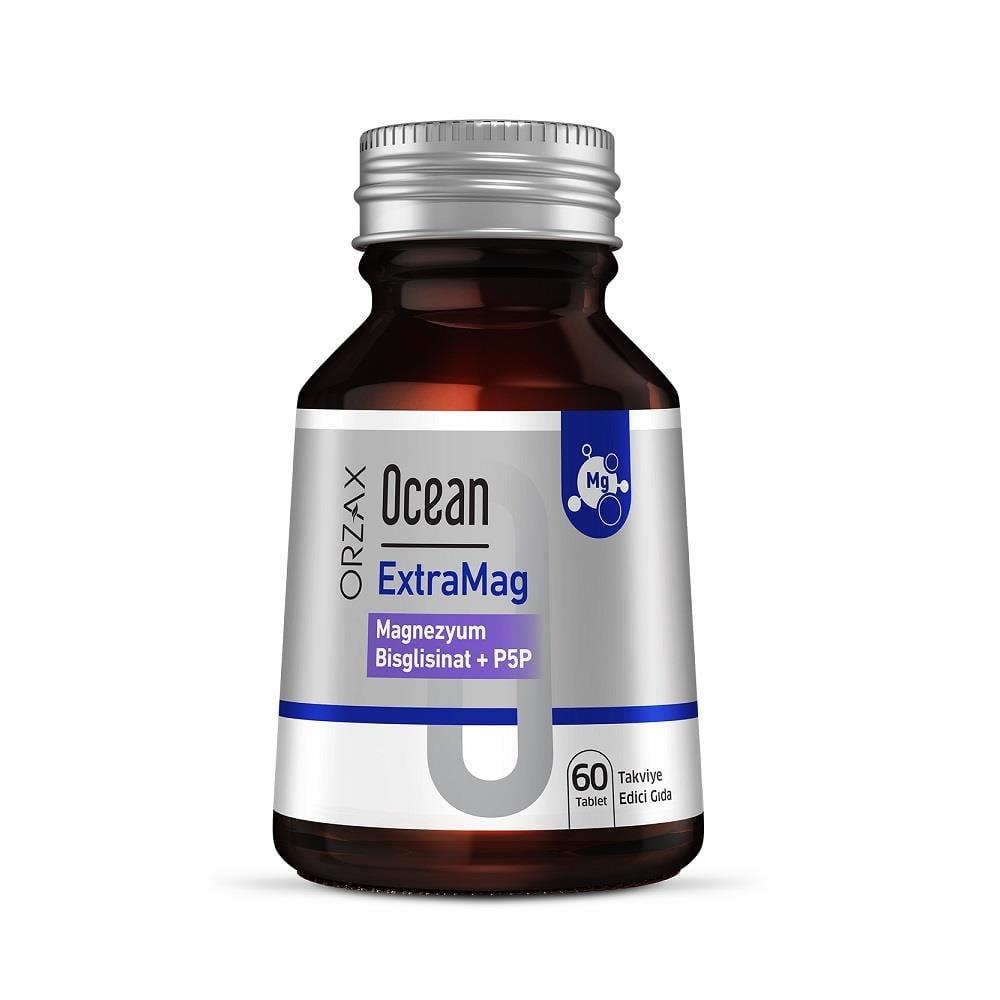 Ocean ExtraMag Magnesium Bisglycinate &amp; P5P Tablets - 60 Count